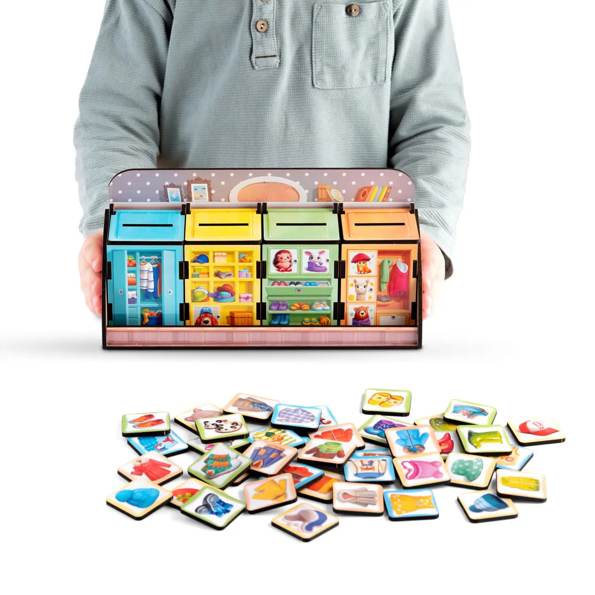 Medinis rūšiuoklis „Drabužių spintos“ - Image 8