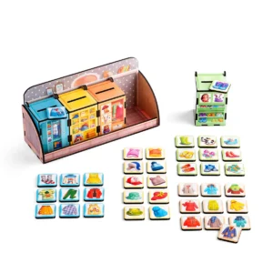 Medinis rūšiuoklis „Drabužių spintos“