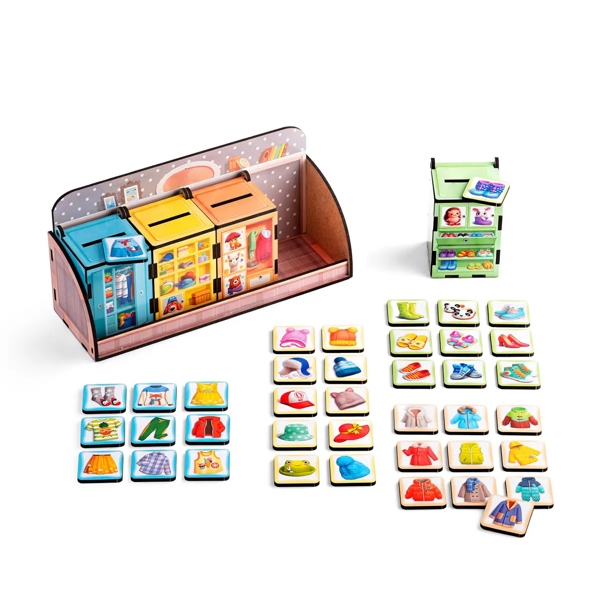 Medinis rūšiuoklis „Drabužių spintos“