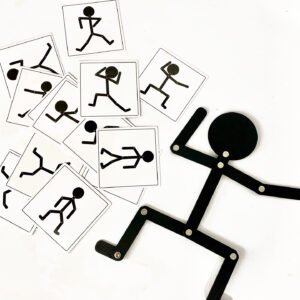 „Pozų žmogeliukas“ – lavinamasis žaidimas