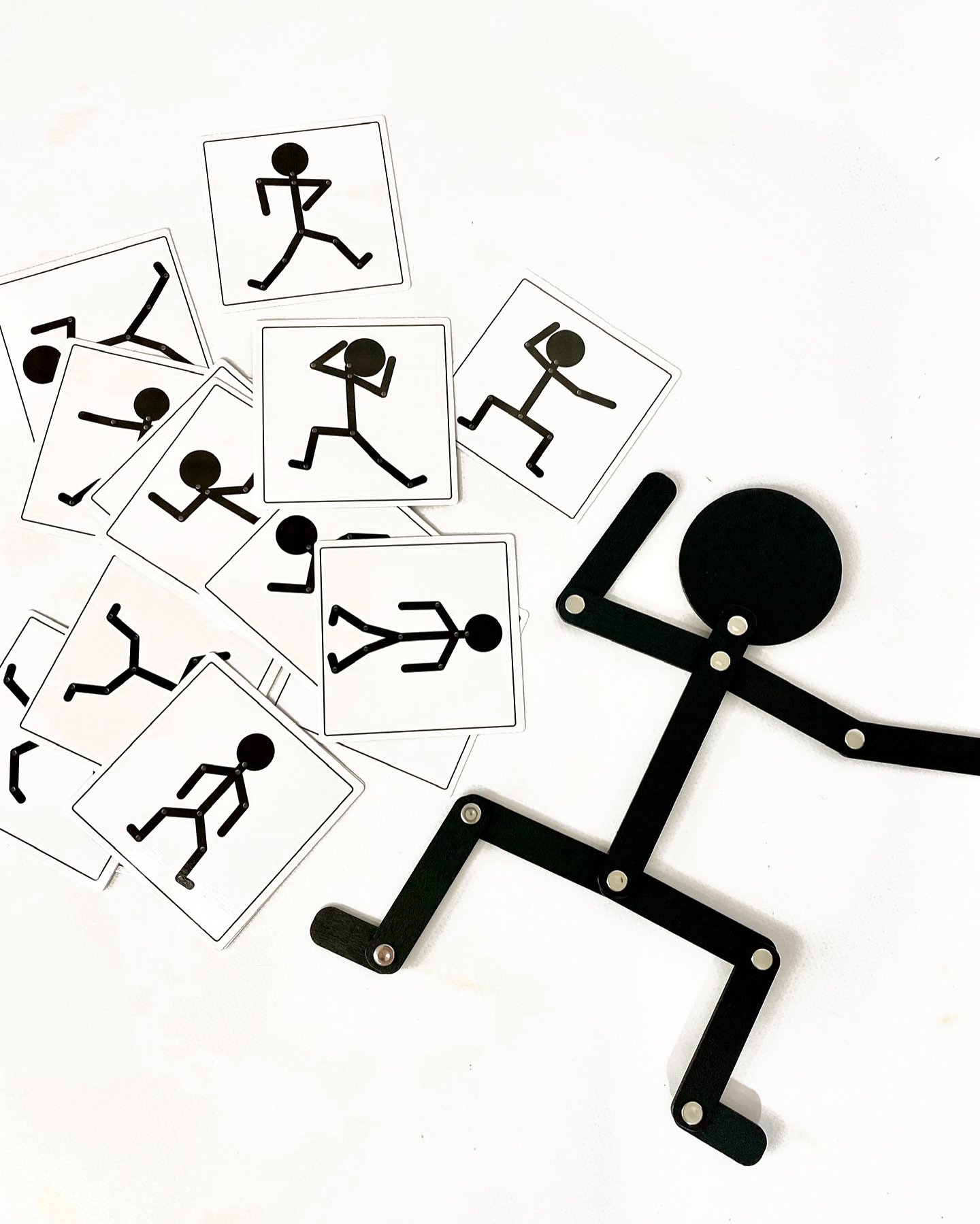 „Pozų žmogeliukas“ – lavinamasis žaidimas