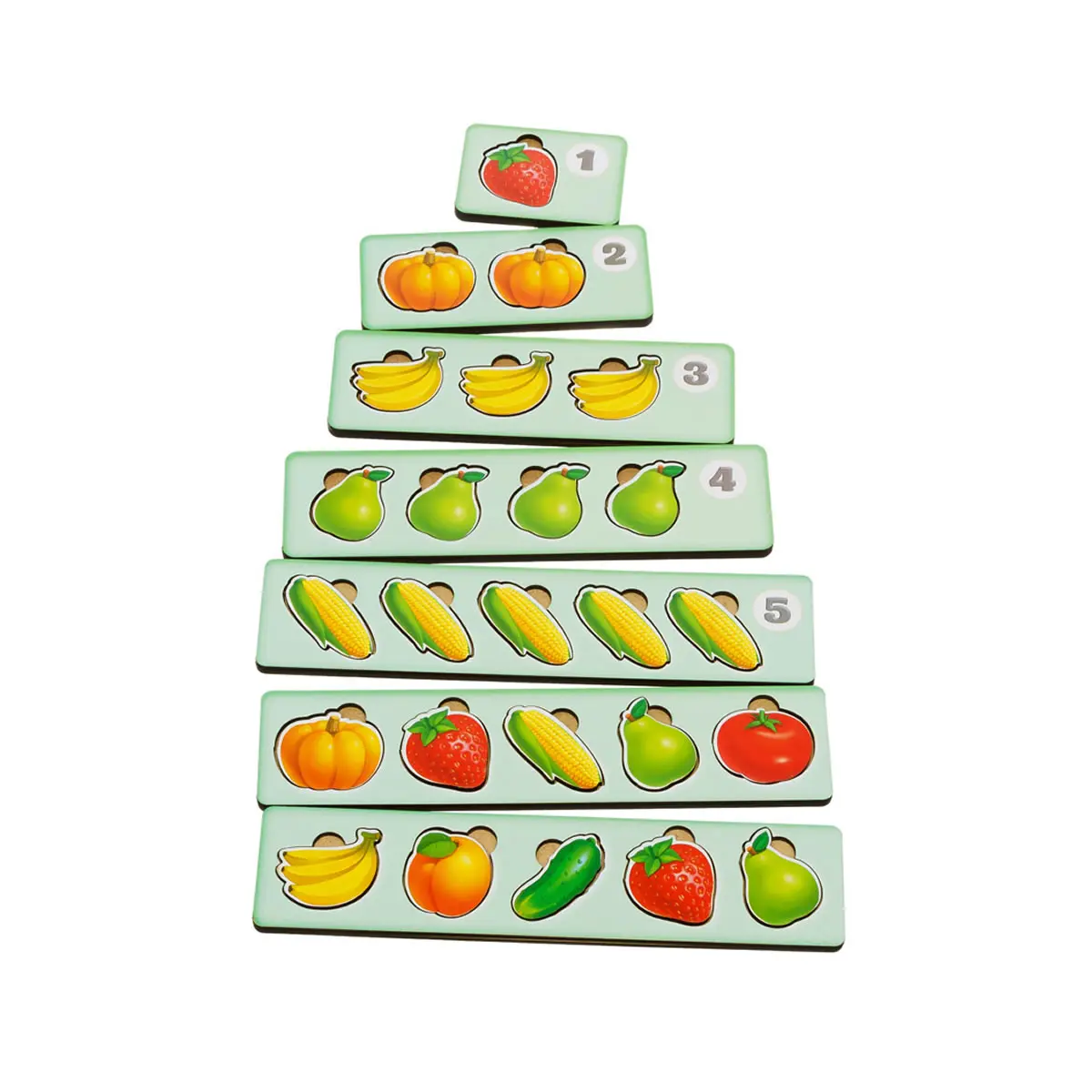 Lavinamasis žaidimas vaikams „Daržovės ir vaisiai“ - Image 4