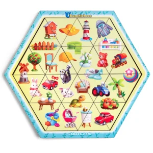 Medinė dėlionė–galvosūkis „Asorti“