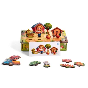 Lavinamasis žaidimas su kortelėmis „Panorama: ferma“