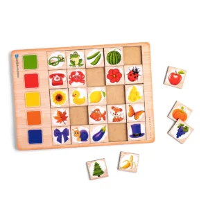 Medinis rūšiuoklis „Asociacijos – spalvos 2“