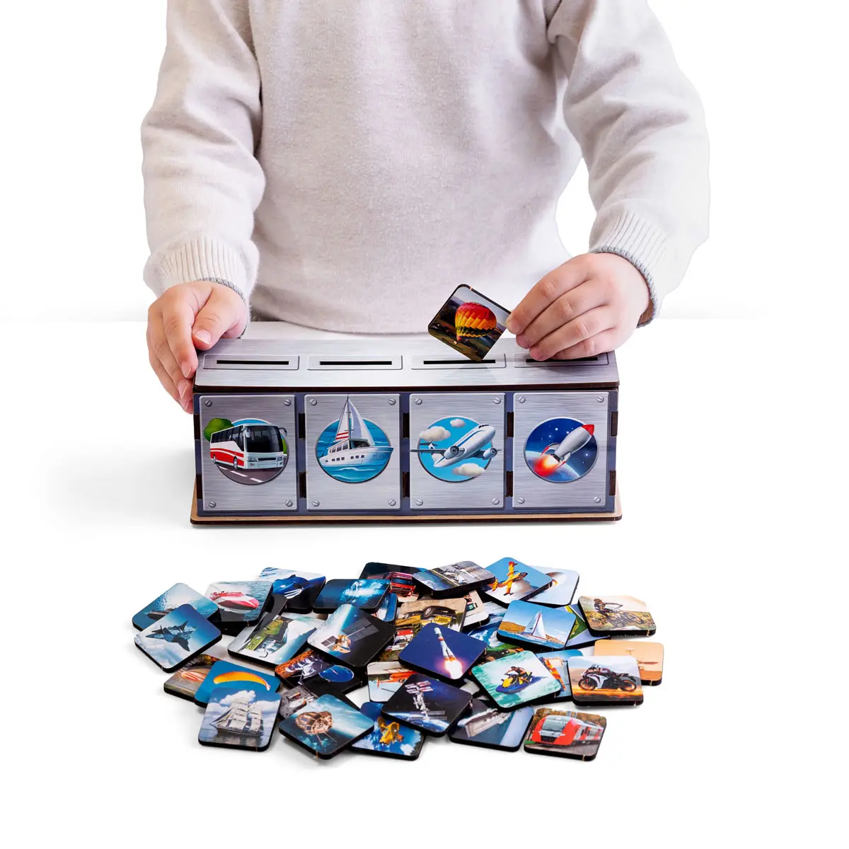 Medinis rūšiuoklis – komodėlė „Transporto rūšys“ - Image 5