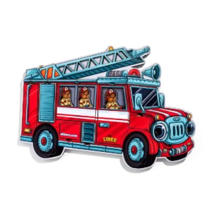 Medinis rūšiuoklis–galvosūkis (dėlionės tipo lentelė) „Meškiukai gaisrininkai“