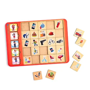 Lavinamasis rūšiavimo žaidimas „Asociacijos: profesijos“