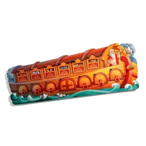 Dviejų sluoksnių dėlionė „Nojaus arka“