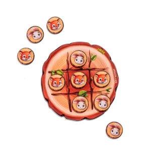 Lavinamasis žaidimas „Kryžiukai–nuliukai: zuikutis ir laputė“