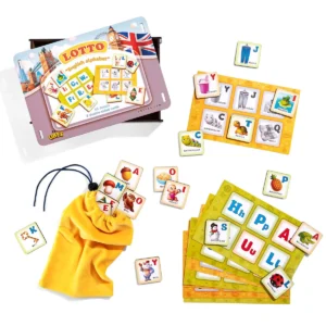 Loto žaidimas „Anglų abėcėlė“